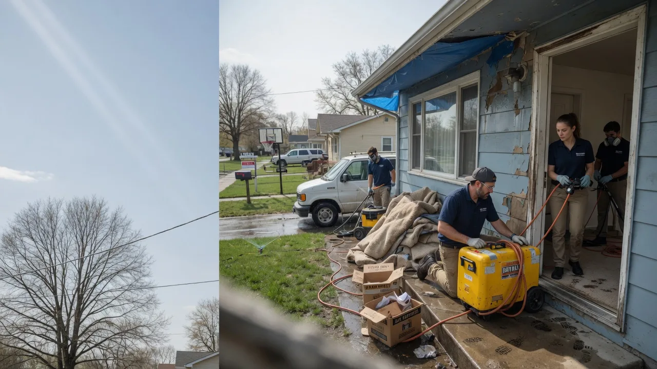 Basement Flood Cleanup in Genoa, OH near me